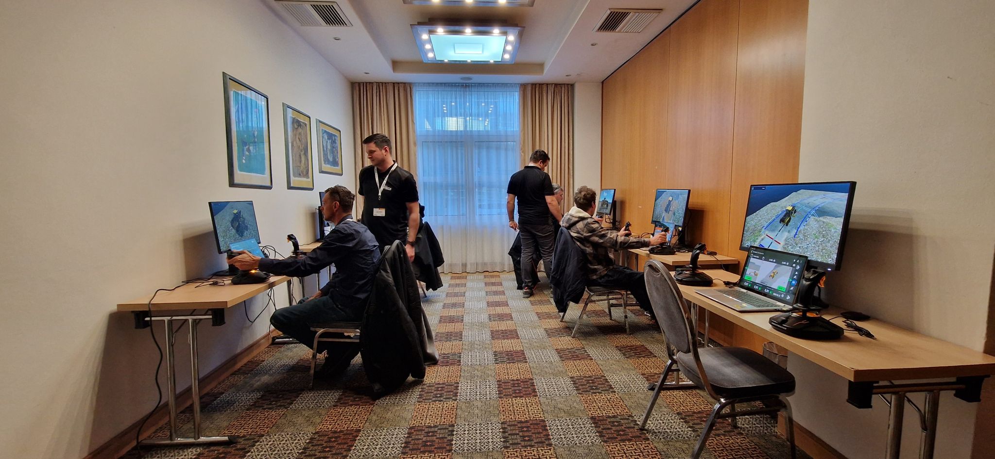 Simulátory stavebních strojů